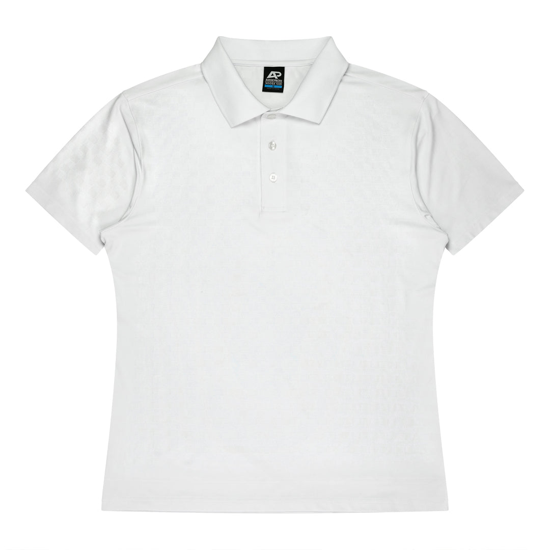Aussie Pacific The Noosa Polo | Mens | Short Sleeve White Shirts & Tops