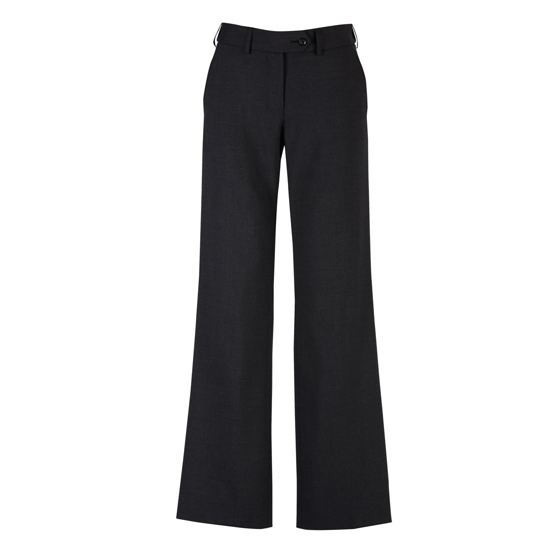 Biz Corporates The Cool Wool Adjustable Pant | Ladies Black Pants