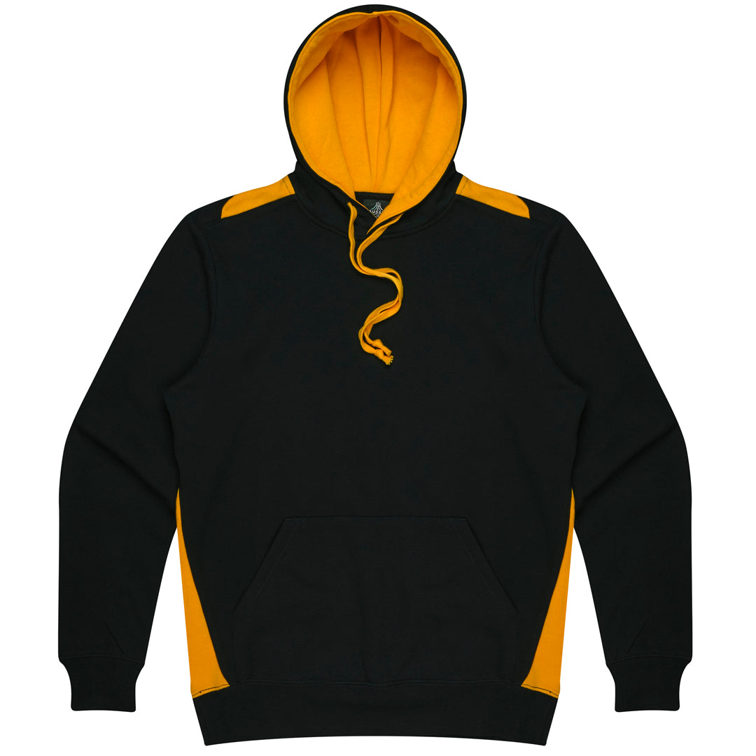 Aussie Pacific The Paterson Hoodie | Mens Black/Gold Outerwear