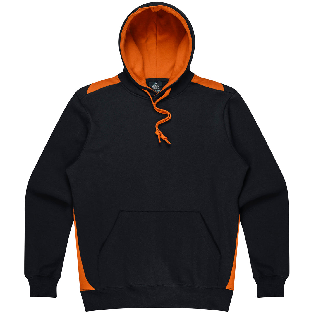 Aussie Pacific The Paterson Hoodie | Mens Black/Orange Outerwear
