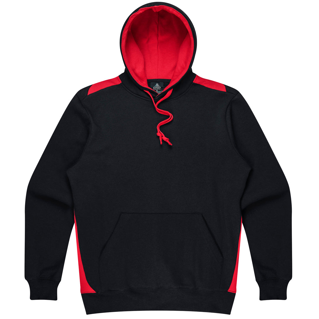 Aussie Pacific The Paterson Hoodie | Mens Black/Red Outerwear
