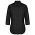 Gloweave The Nicholson Shirt | Ladies | Slim Fit | 3/4 Sleeve Black Shirts & Tops