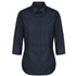 Gloweave The Nicholson Shirt | Ladies | Slim Fit | 3/4 Sleeve Navy Shirts & Tops