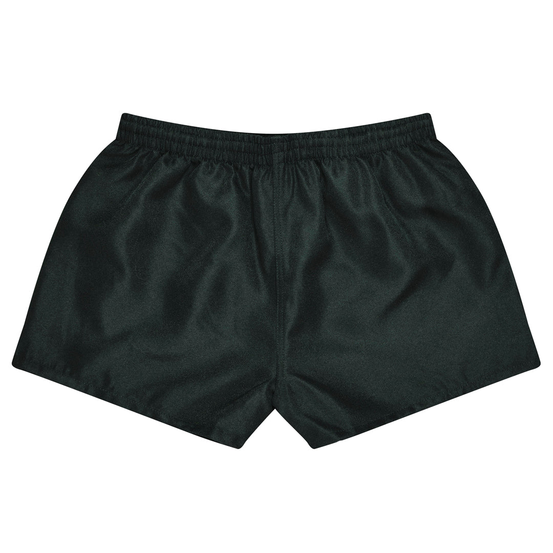 Aussie Pacific The Twill Rugby Short | Mens Black Shorts