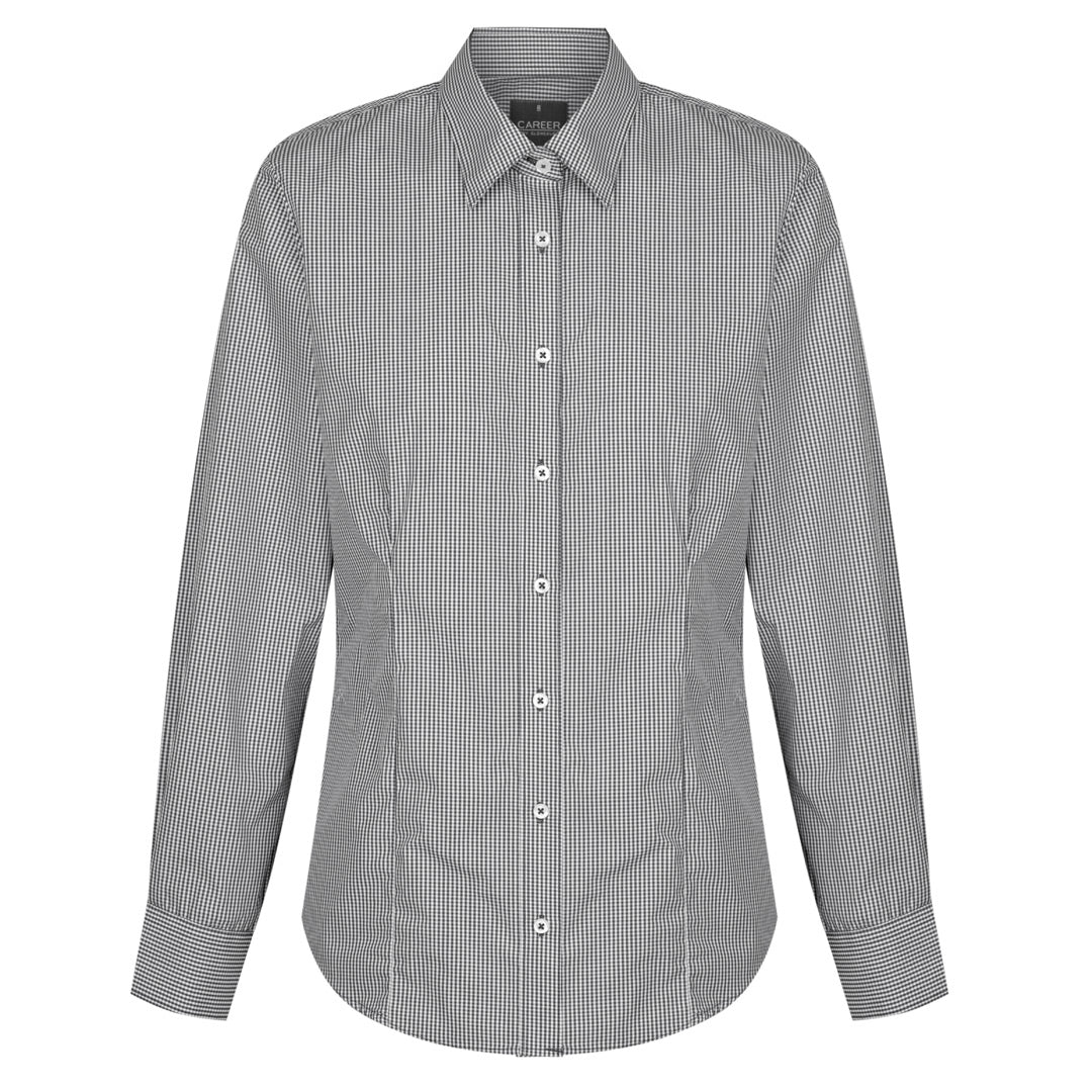 Gloweave The Westgarth Shirt | Ladies | Long Sleeve | Classic Fit Black Shirts & Tops