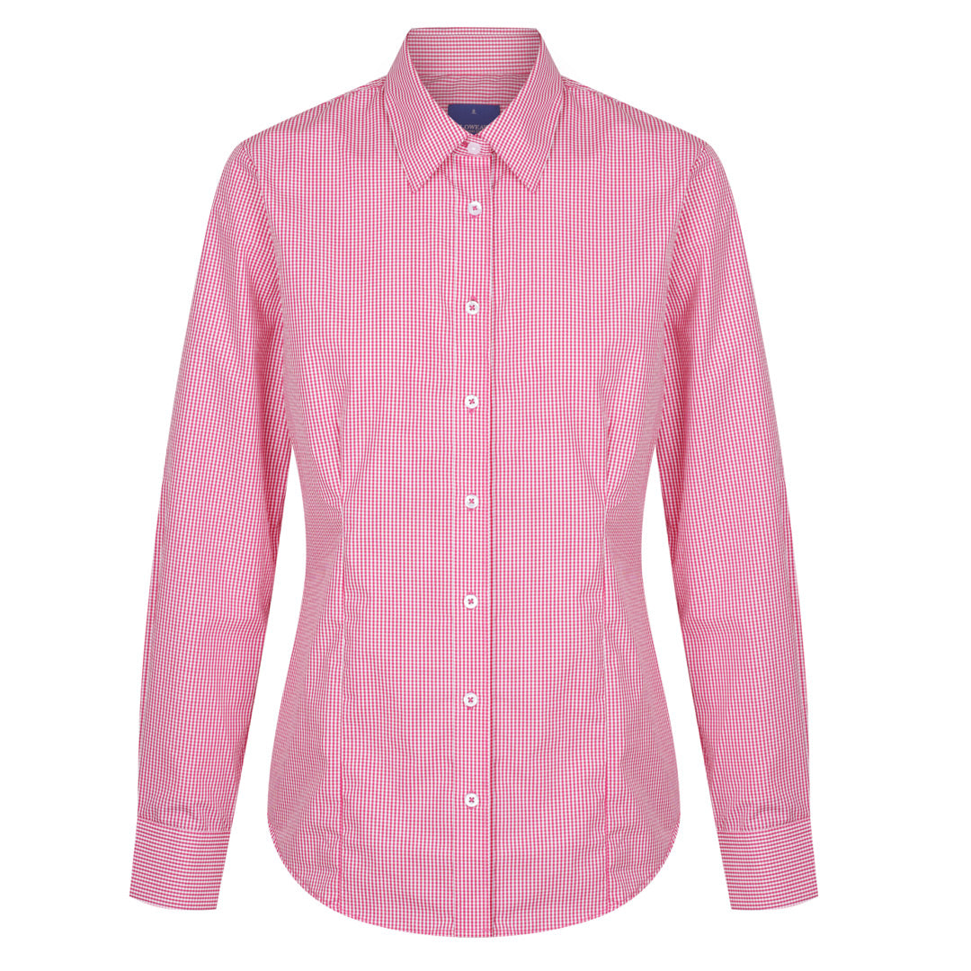 Gloweave The Westgarth Shirt | Ladies | Long Sleeve | Classic Fit Crimson Shirts & Tops