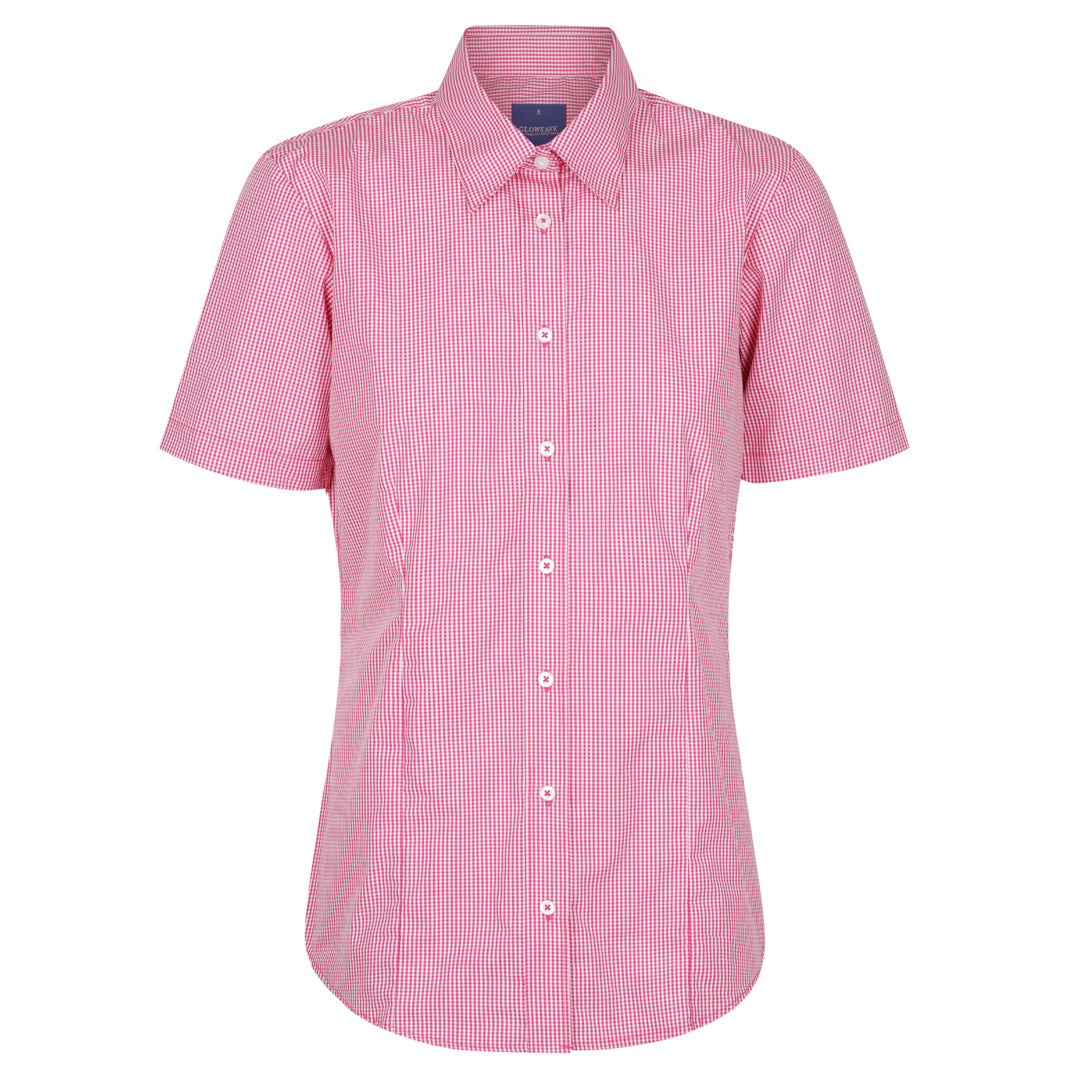 Gloweave The Westgarth Shirt | Ladies | Short Sleeve | Classic Crimson Shirts & Tops