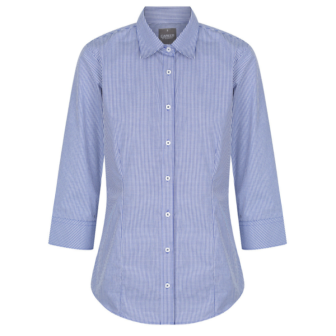 Gloweave The Westgarth Shirt | Ladies | 3/4 Sleeve | Classic Fit Navy Shirts & Tops