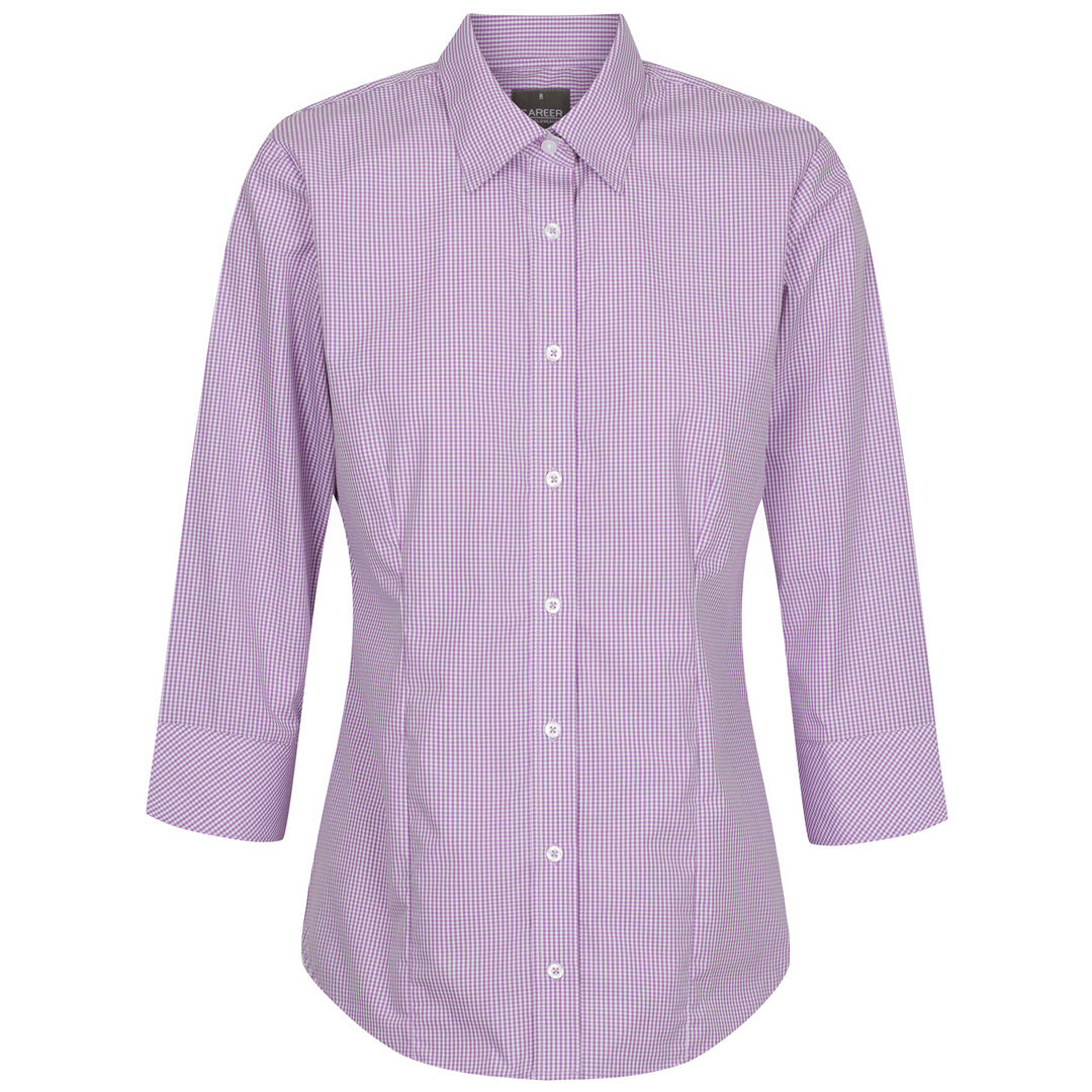 Gloweave The Westgarth Shirt | Ladies | 3/4 Sleeve | Classic Fit Lilac Shirts & Tops