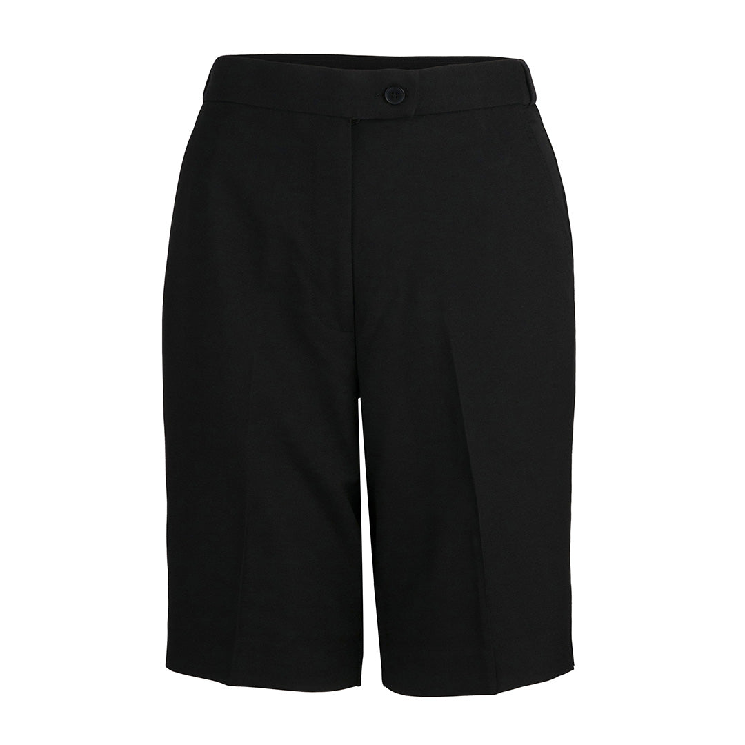 LSJ Collection The Flex Waist Short | Ladies | Mechanical Stretch Black Shorts