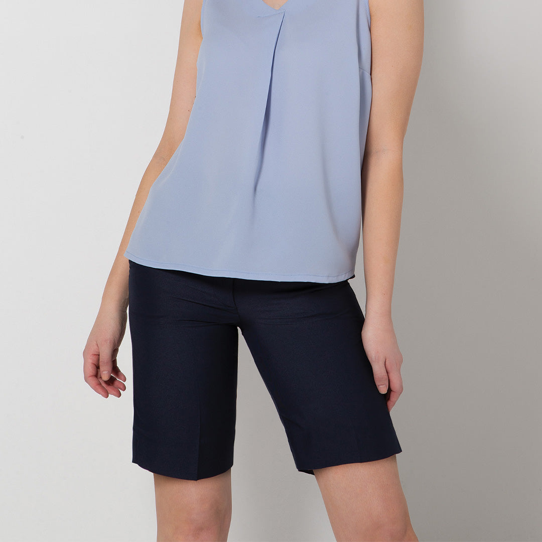 LSJ Collection The Flex Waist Short | Ladies | Poly Viscose Shorts