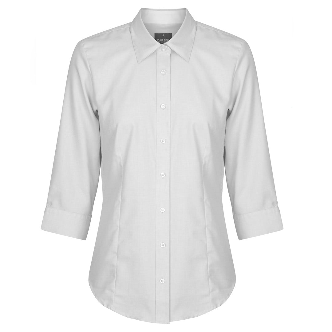 Gloweave The Landsdowne Shirt | Ladies | 3/4 Sleeve Grey Shirts & Tops