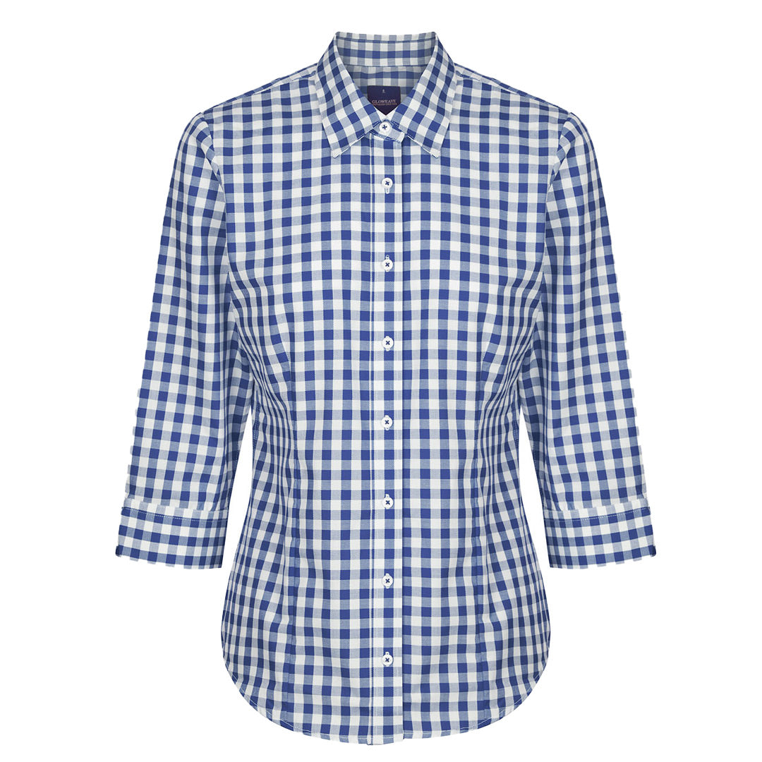 Gloweave The Degraves Shirt | Ladies | 3/4 Sleeve Navy Shirts & Tops