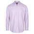 Gloweave The Bourke Oxford Check Shirt | Mens | Long Sleeve Lilac Shirts & Tops