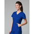Maevn The EON Active Mesh Panel Scrub Top | Ladies Galaxy Scrubs