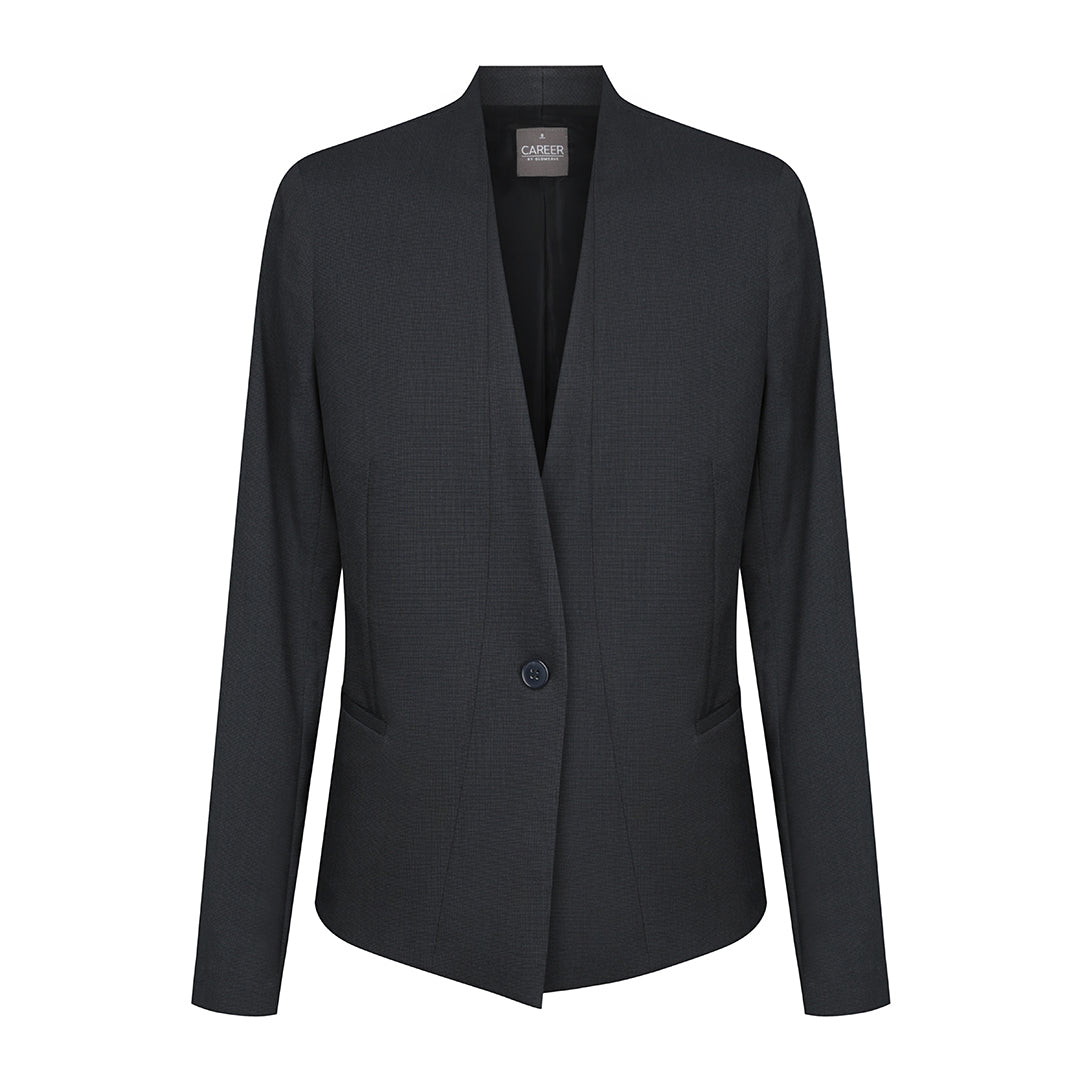 Gloweave The Elliot Crop Jacket | Ladies Navy Coats & Jackets