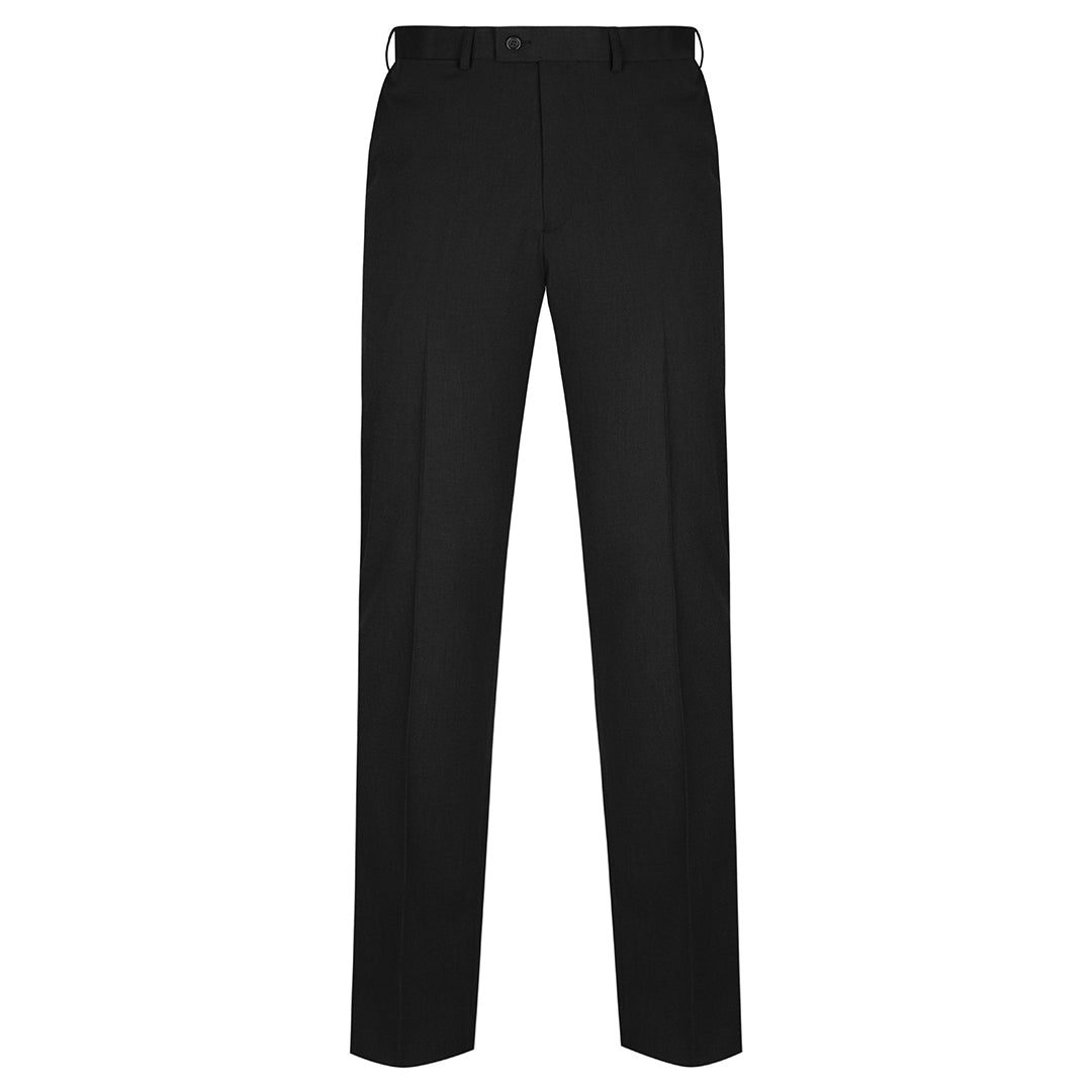 Gloweave The Elliot Flat Front Pant | Mens Black Pants
