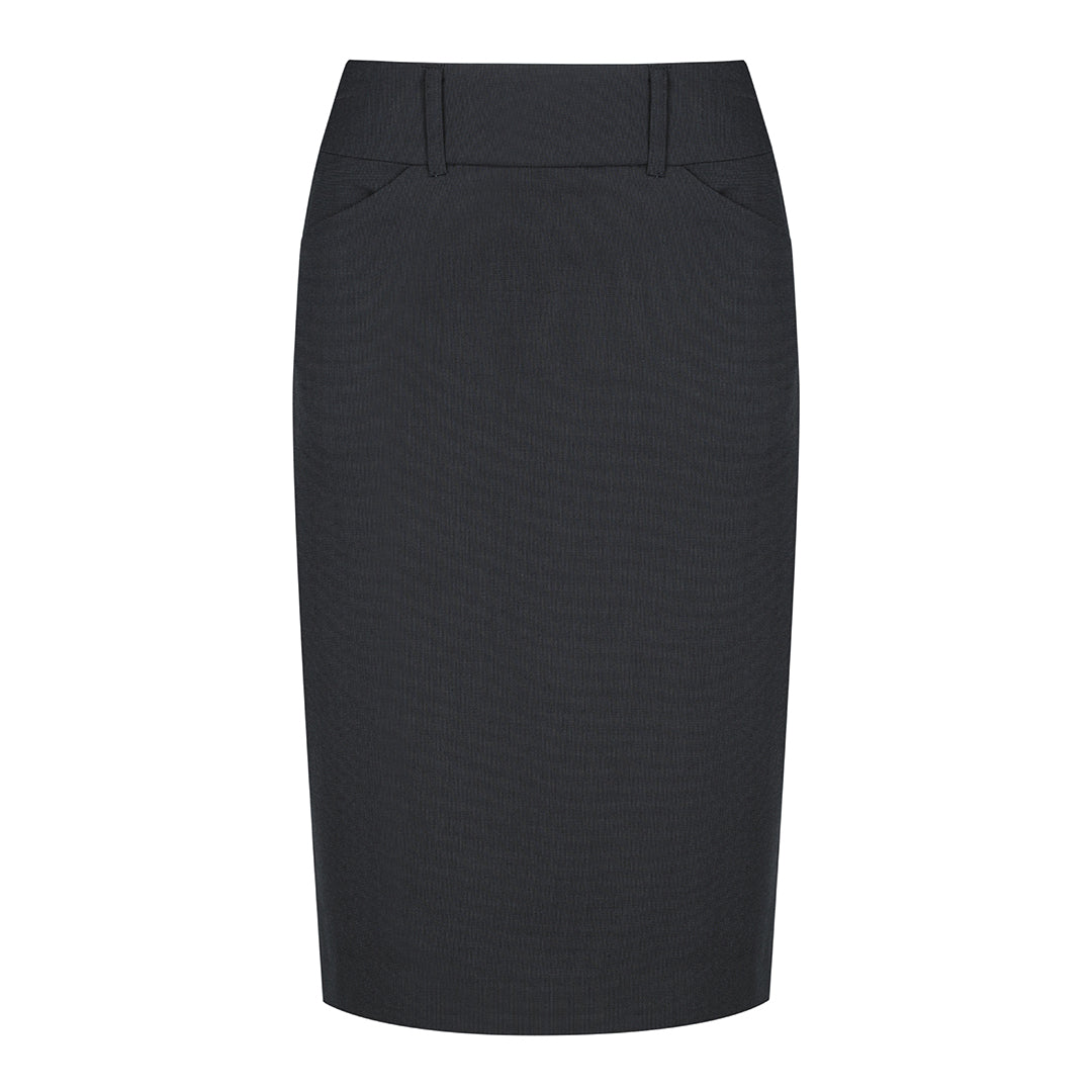 Gloweave The Elliot Pencil Skirt | Ladies Navy Skirts