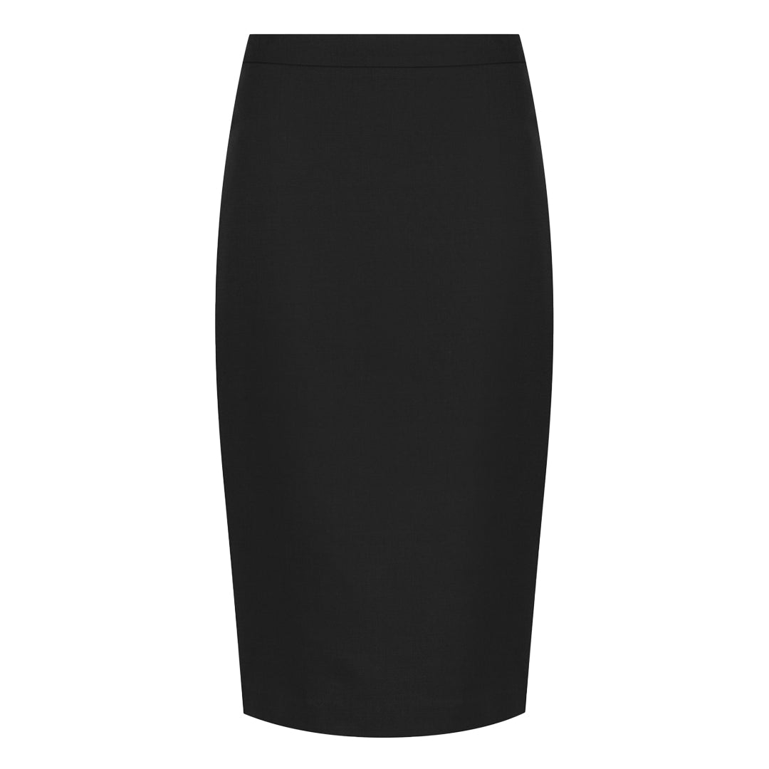 Gloweave The Elliot Longline Pencil Skirt | Ladies Black Skirts