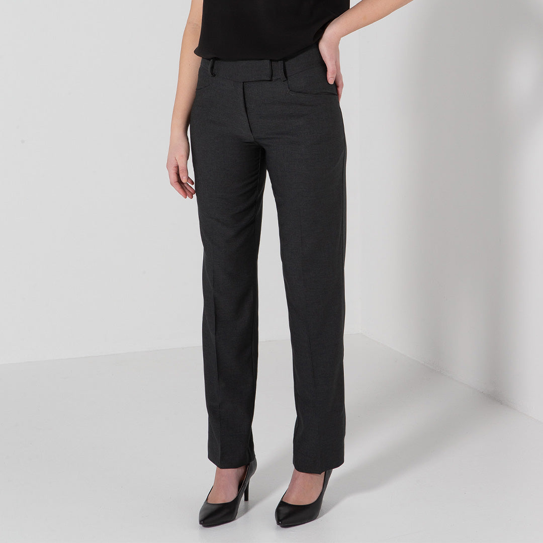 LSJ Collection The Mid Rise Relaxed Pant | Ladies | Mechanical Stretch Pants