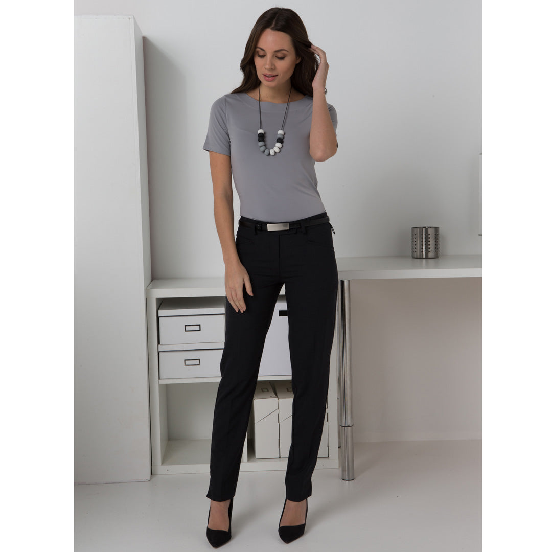 LSJ Collection The Slim Leg Low Rise Pant | Ladies | Mechanical Stretch Pants