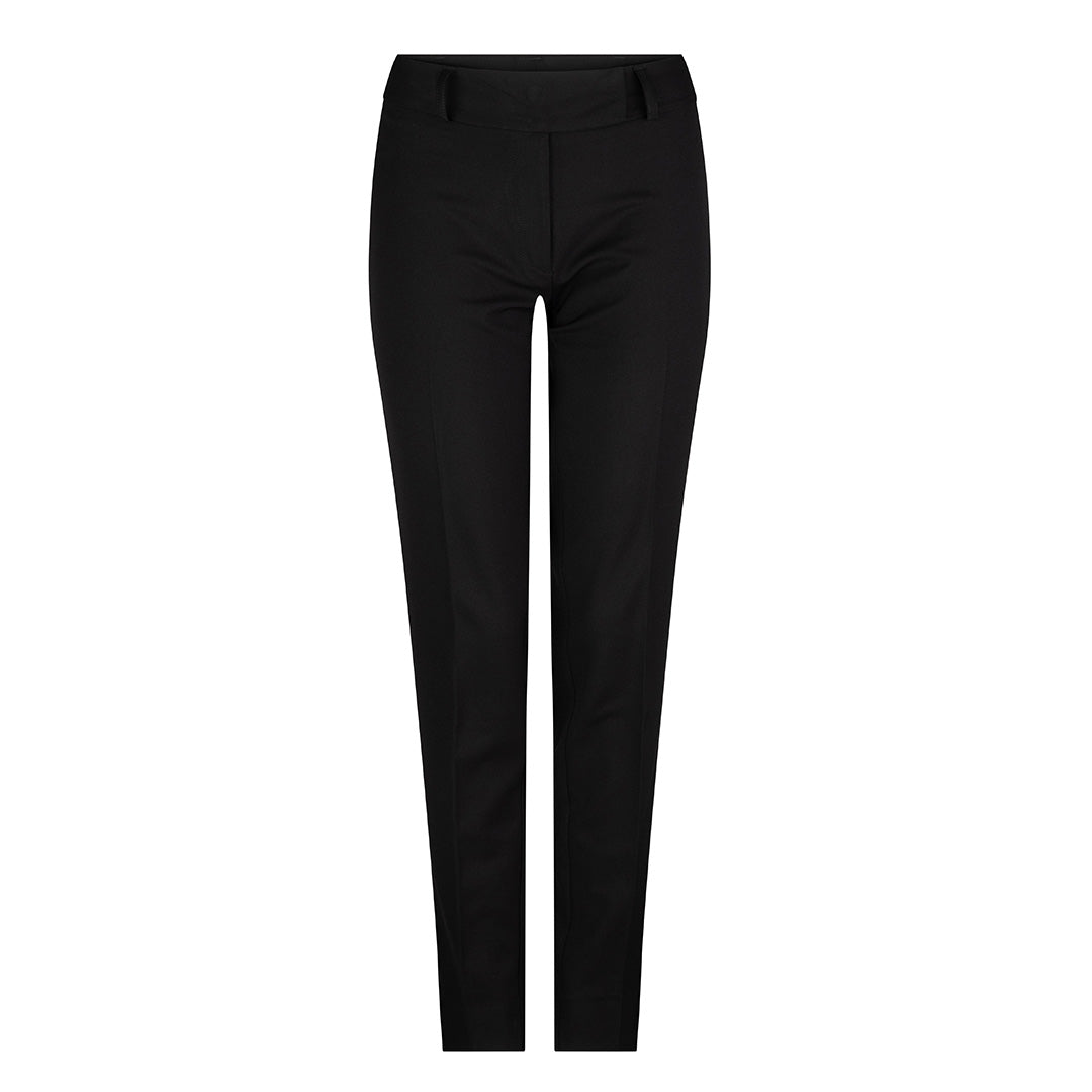 LSJ Collection The Mid Rise Slim Leg Pant | Ladies | Micro Fibre Black Pants