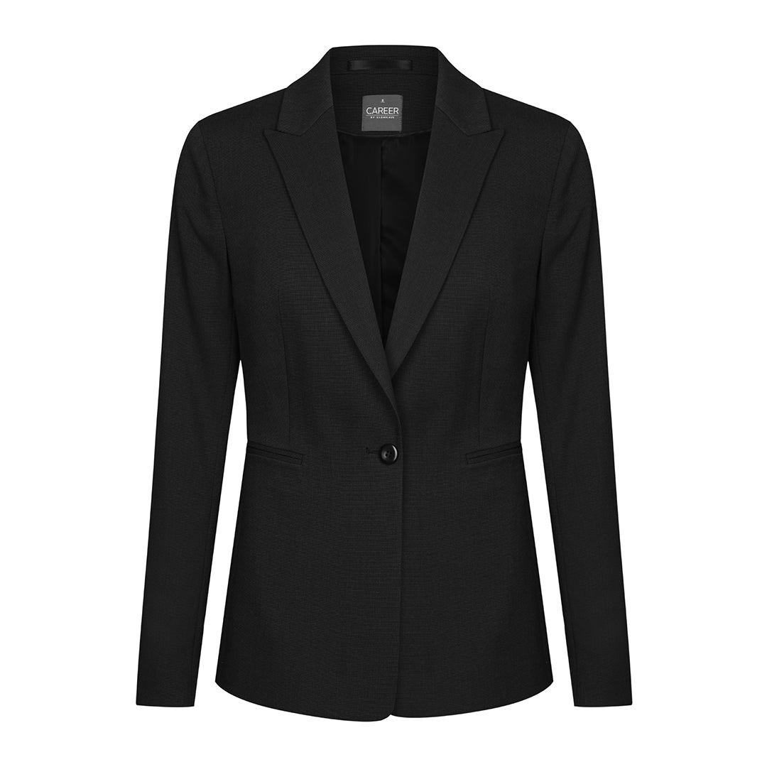 Gloweave The Elliot Single Button Jacket | Ladies Black Coats & Jackets