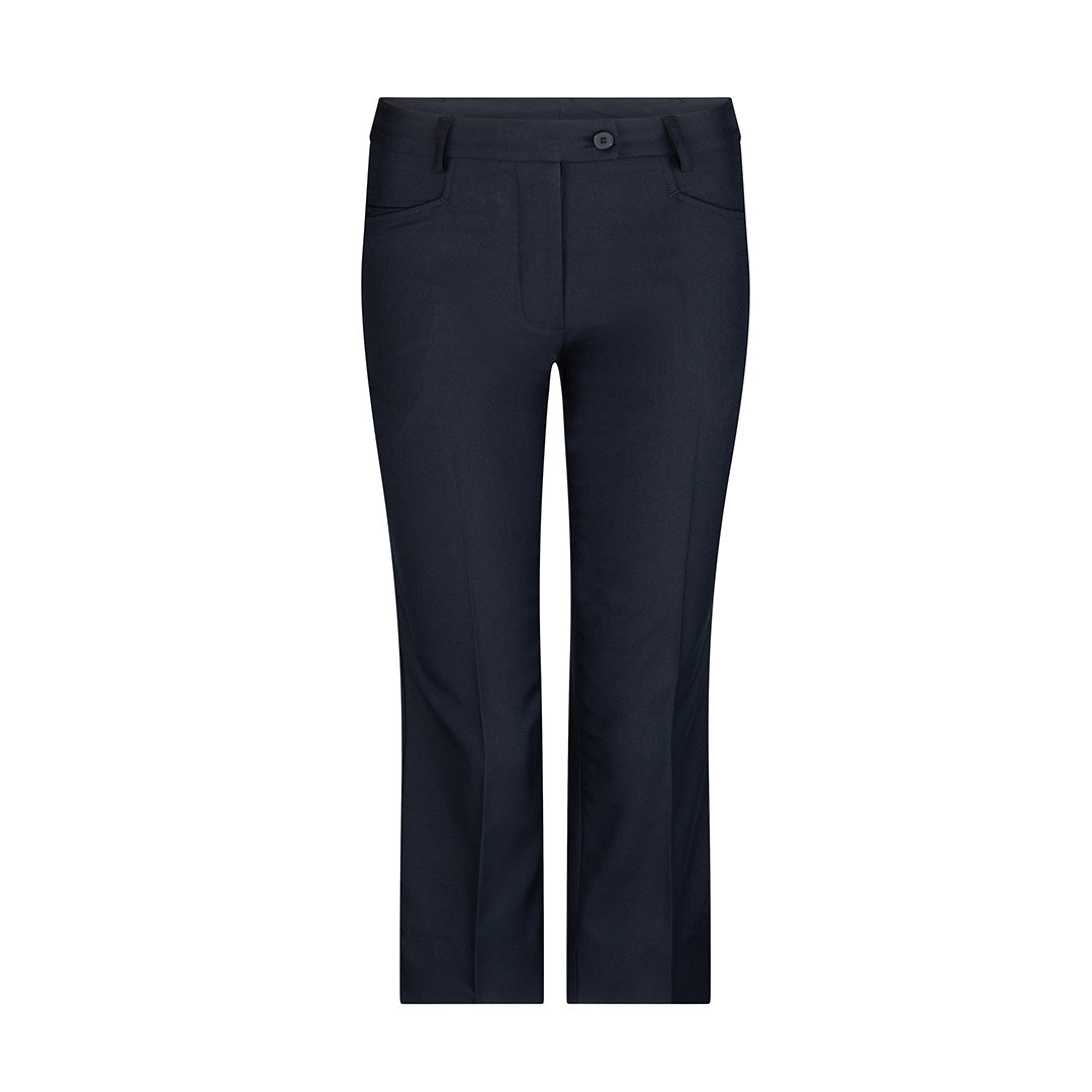 LSJ Collection The Slim Leg Capri Pant | Ladies | Poly Viscose Navy Pants
