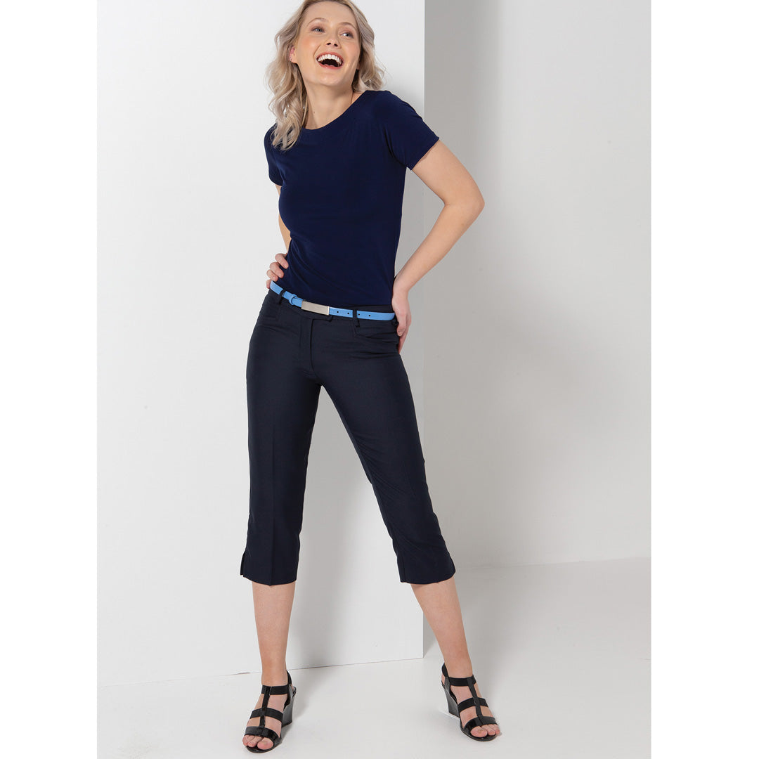 LSJ Collection The Slim Leg Capri Pant | Ladies | Poly Viscose Pants
