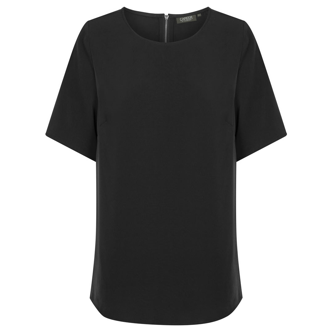 Gloweave The Taylor Top | Ladies | Short Sleeve Black Shirts & Tops