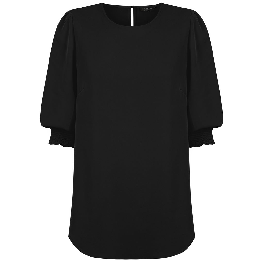 Gloweave The Lola Top | Ladies | Half Sleeve Black Shirts & Tops