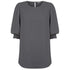 Gloweave The Lola Top | Ladies | Half Sleeve Charcoal Shirts & Tops