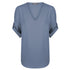 Gloweave The Reese V Neck Top | Ladies | Short Sleeve Denim Shirts & Tops