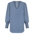 Gloweave The Cleo V Neck Top | Ladies Denim Shirts & Tops
