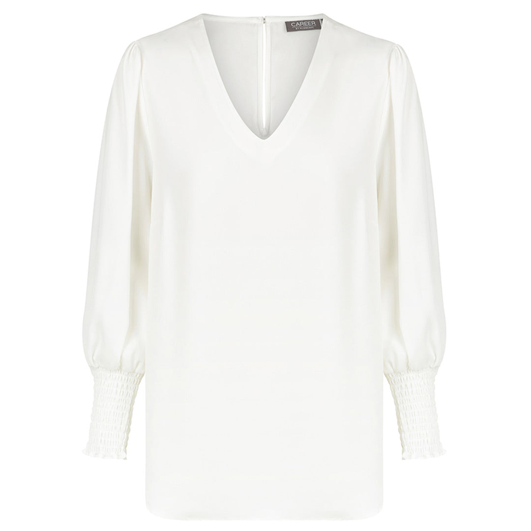 Gloweave The Cleo V Neck Top | Ladies Shirts & Tops