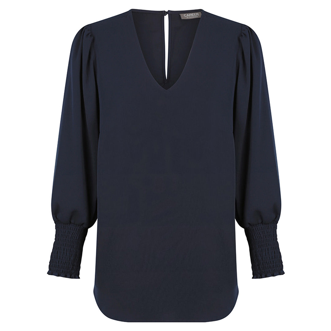 Gloweave The Cleo V Neck Top | Ladies Shirts & Tops