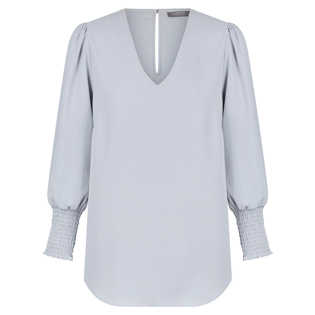 Gloweave The Cleo V Neck Top | Ladies Shirts & Tops