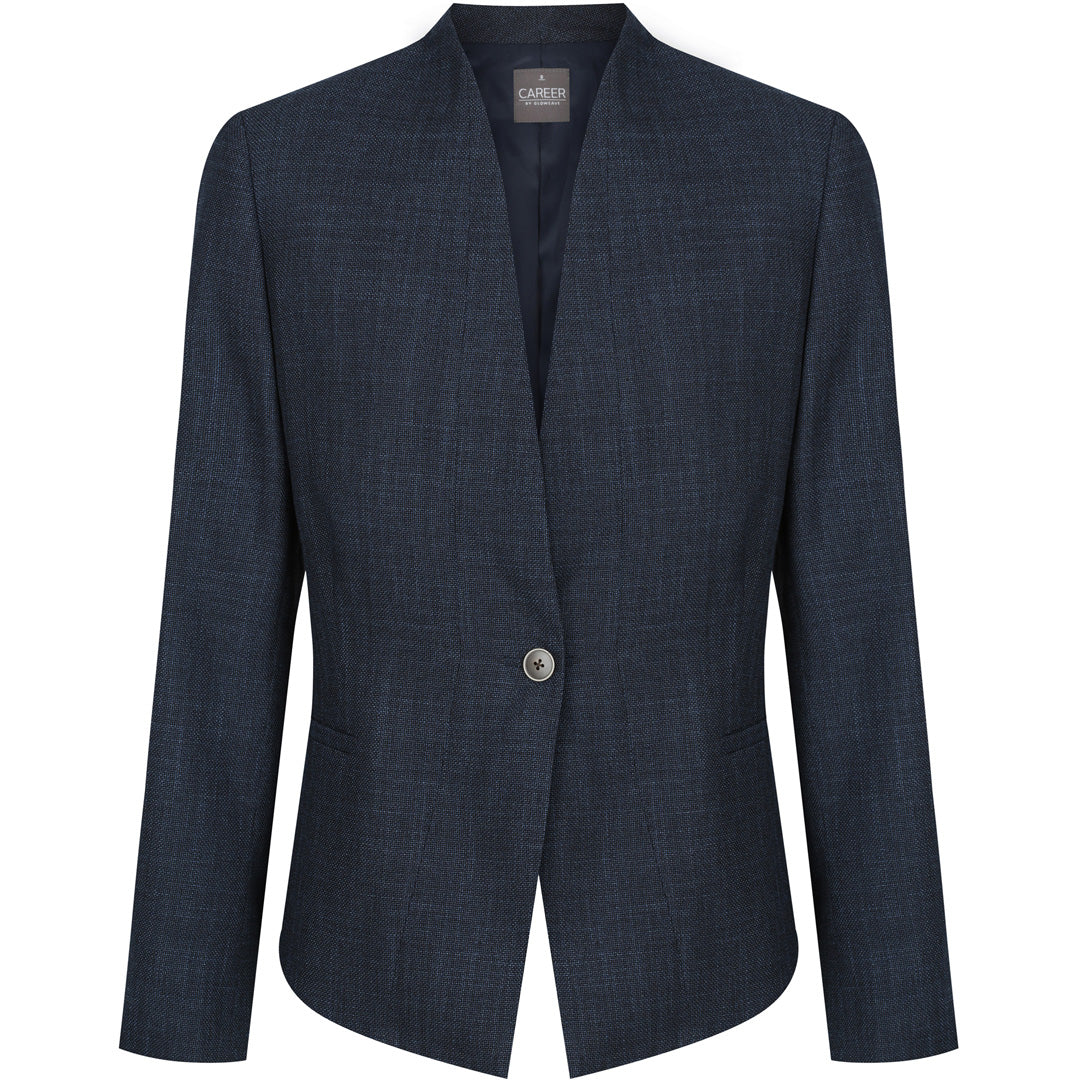 Gloweave The Claremont Jacket | Ladies Steel Blue Coats & Jackets