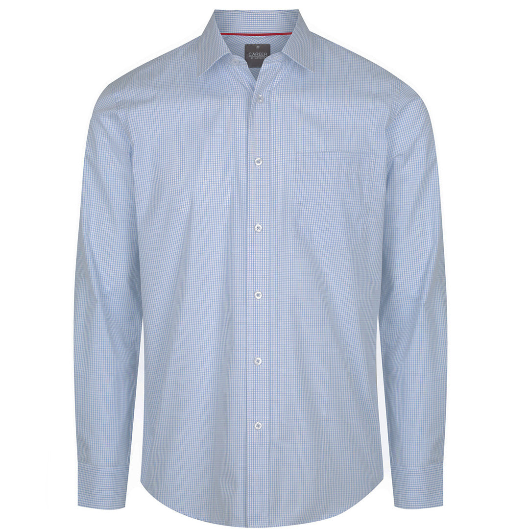 Gloweave The Fawkner Shirt | Mens | Long Sleeve Sky Shirts & Tops
