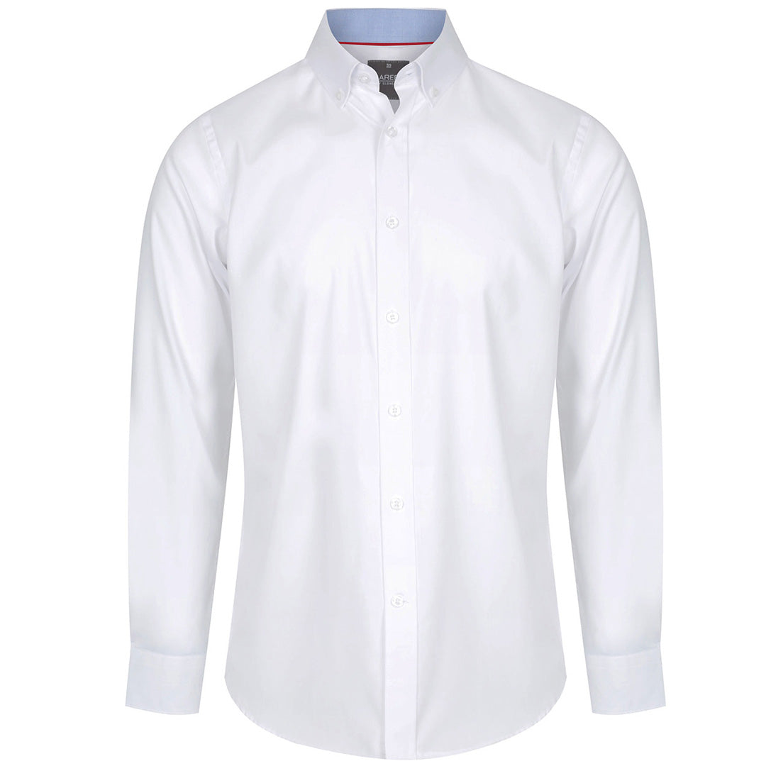 Gloweave The Bradford Shirt | Mens | Slim Fit | Long Sleeve White Shirts & Tops