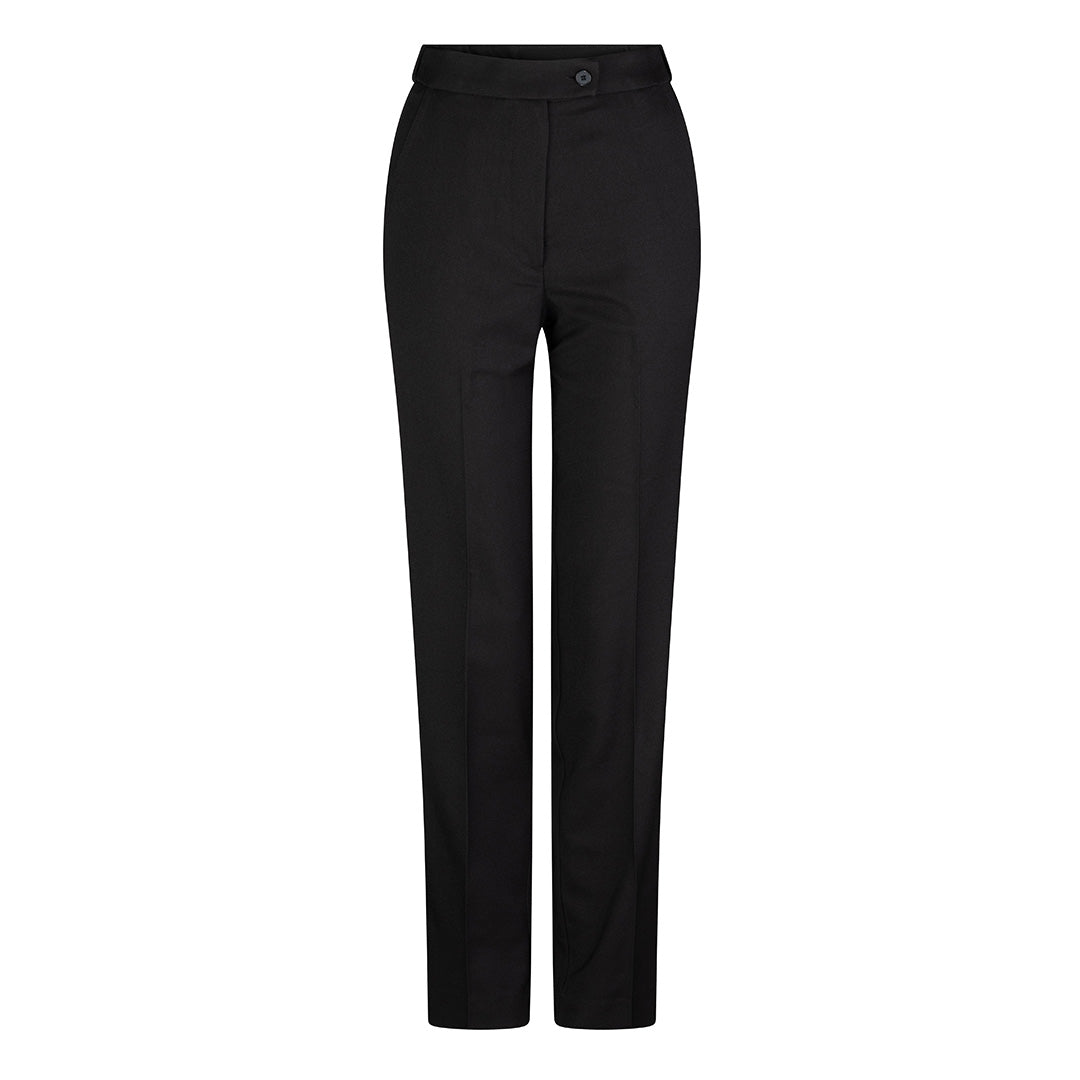 LSJ Collection The Flex Waist Straight Leg Pant | Ladies | Mechanical Stretch Black Pants