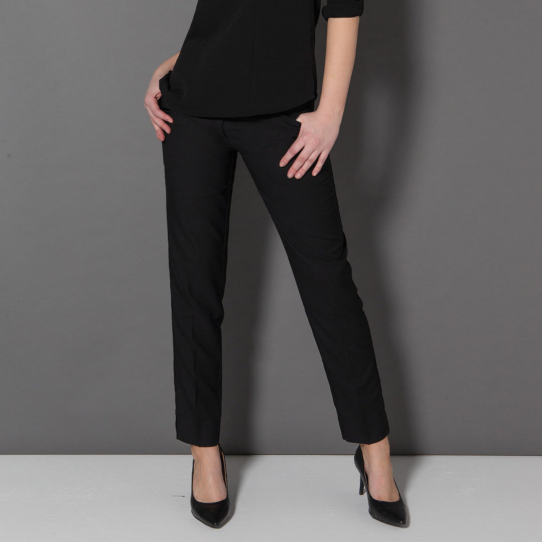 LSJ Collection The Flex Waist Straight Leg Pant | Ladies | Mechanical Stretch Pants