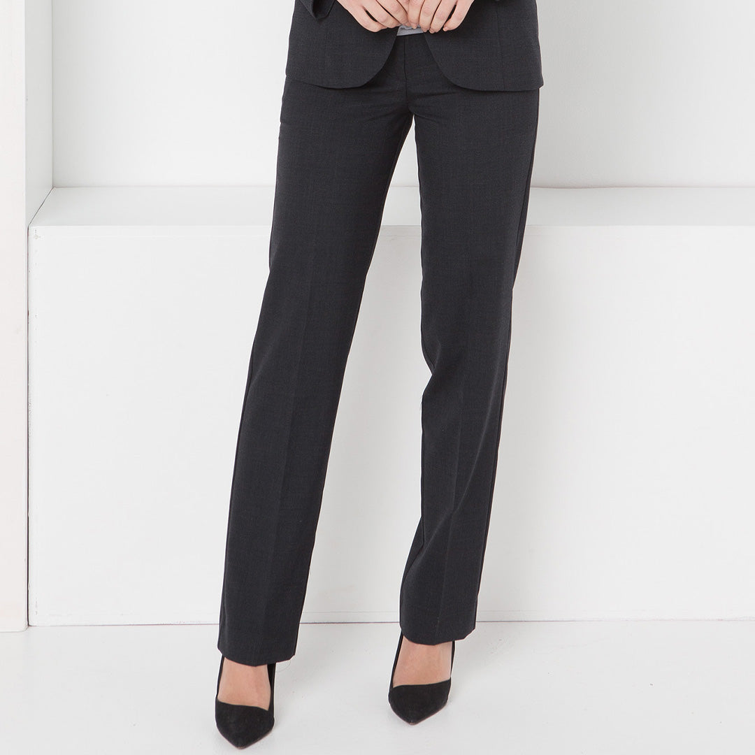 LSJ Collection The Flex Waist Straight Leg Pant | Ladies | Wool Pants