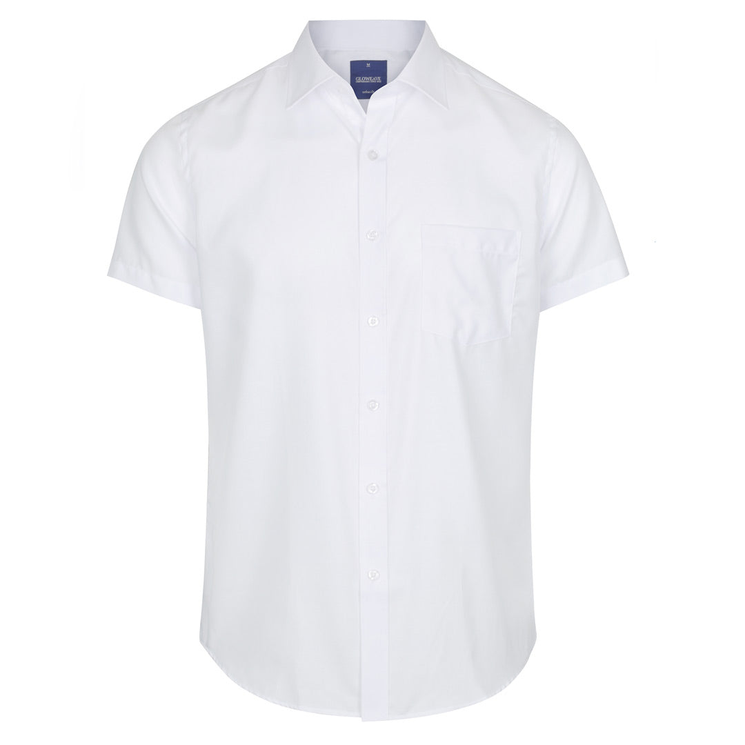 Gloweave The Ultimate Shirt | Mens | Short & Long Sleeve | Slim Fit White Shirts & Tops