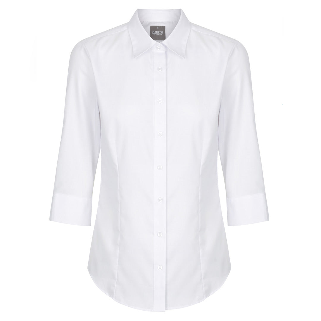 Gloweave The Ultimate Shirt | Ladies | Short, 3/4 and Long Sleeve | Slim White Shirts & Tops
