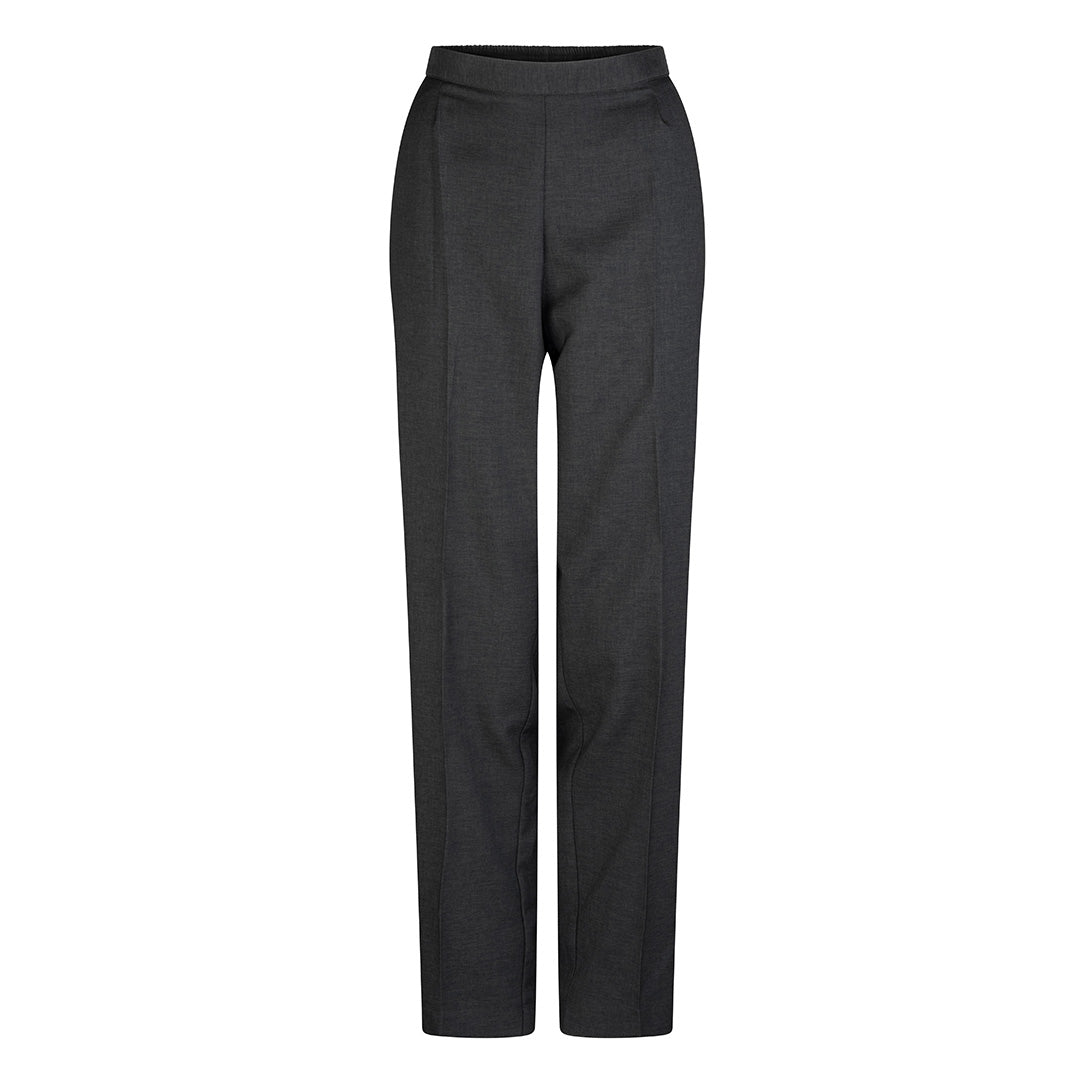 LSJ Collection The Easyfit Pull on Pant | Ladies | Mechanical Stretch Charcoal Pants