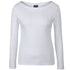 Jbs Wear The Boat Neck Tee | Long Sleeve | Ladies White Shirts & Tops