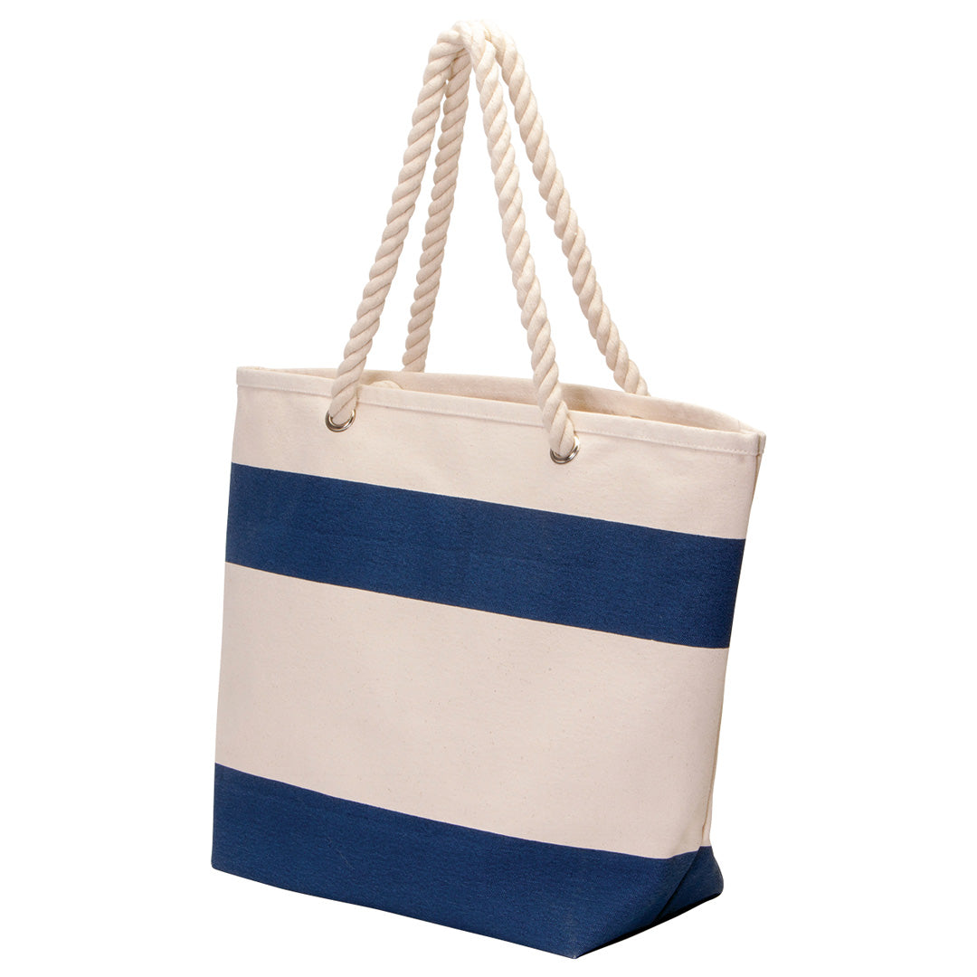 Legend The Soho Cotton Canvas Tote Navy/Natural Shopping Totes