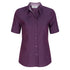 LSJ Collection The End on End Shirt | Ladies | Short Sleeve Plum Shirts & Tops