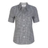 LSJ Collection The Gingham Check Shirt | Ladies | Short Sleeve Black Shirts & Tops